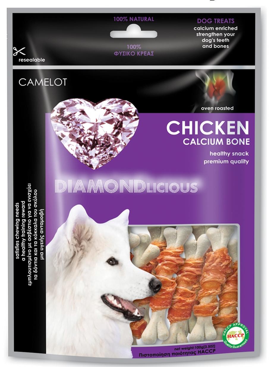 Λιχουδιά Σκύλου Dry Chicken Wt Calcium 100gr
