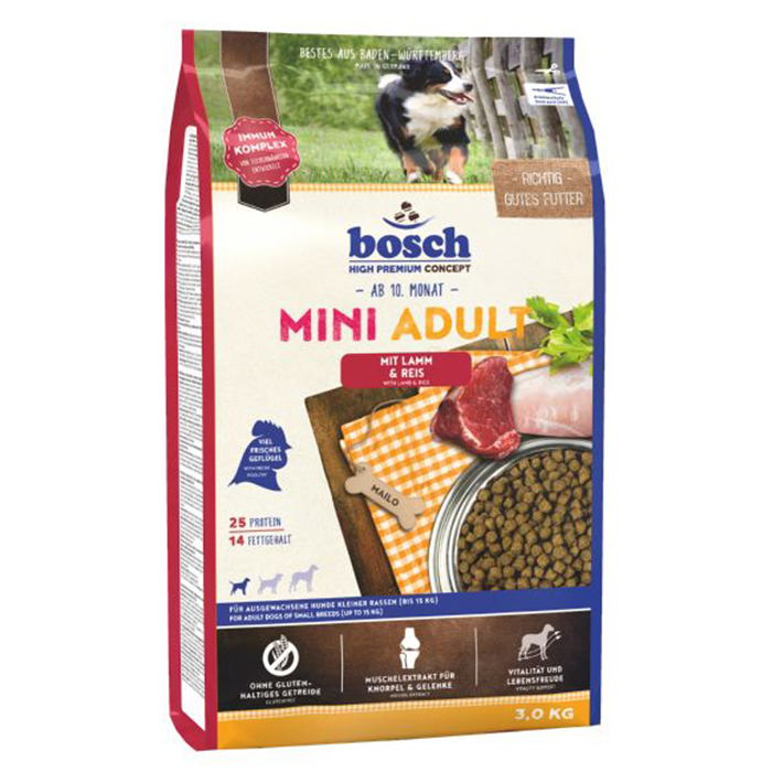 Bosch Petfood Concepts Mini Adult lamb & rice 3kg 6226